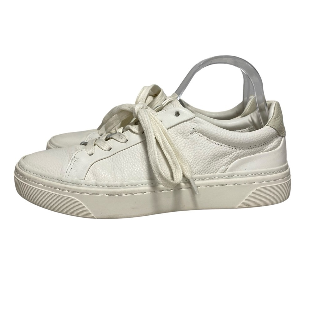 Zara - white leather runner - 9 (40)